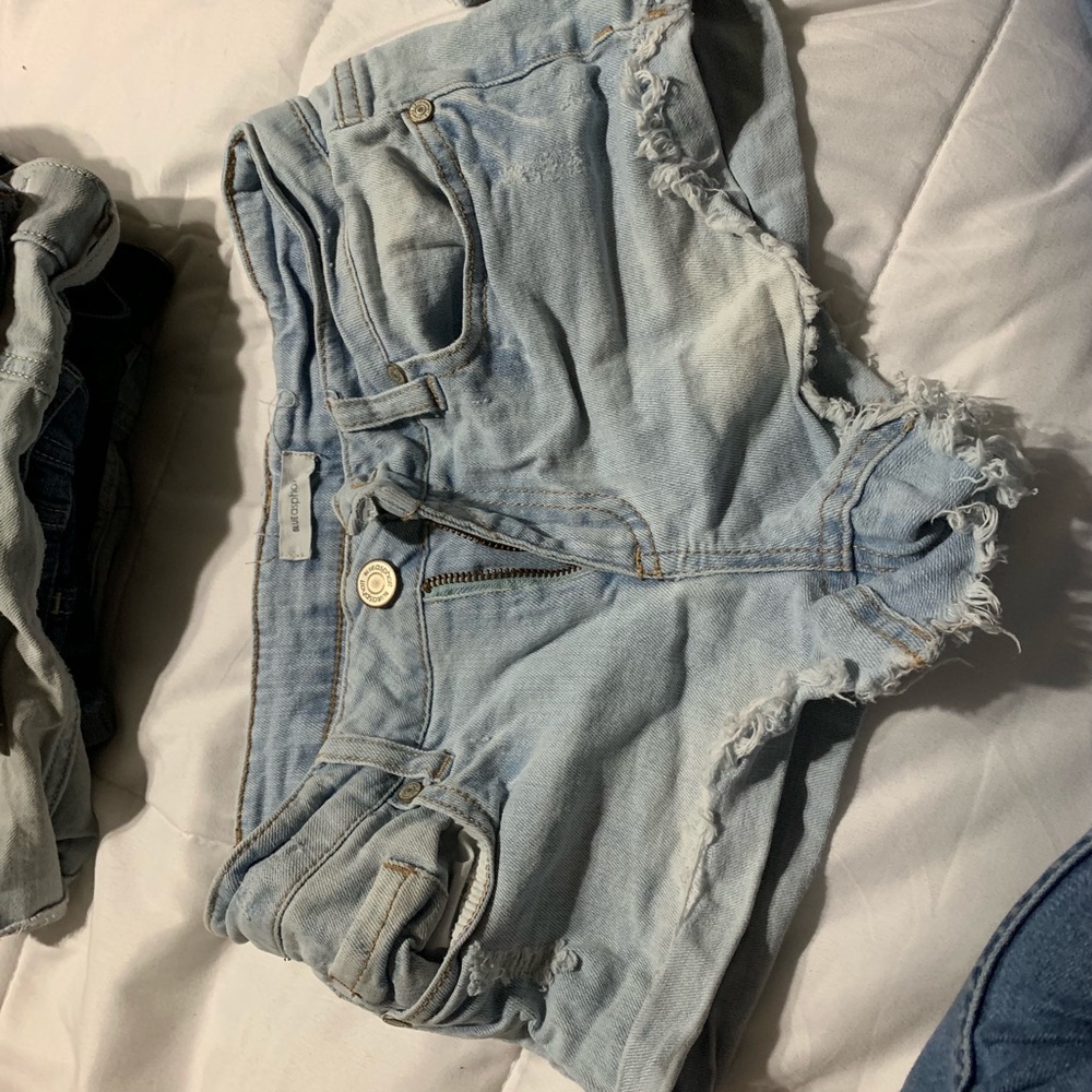 Light blue shorts